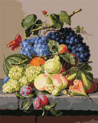 Obrázok produktu pre Maľovanie podľa čísel – Zátišie 40 x 50 cm – Ideyka