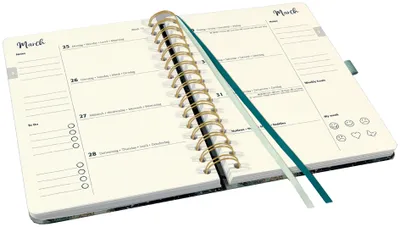 Immagine prodotto di SIGEL Agenda a spirale "Jolie", Rimani concentrato, A5, settimanale, 2024, copertina rigida, J4603