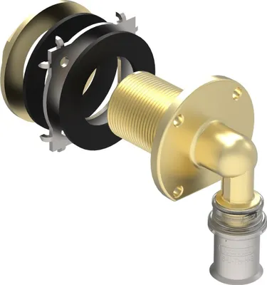 Immagine prodotto di Wavin Tigris M5 Wanddurchführung 16mm x 1/2 IG L=48mm