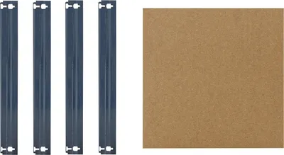 Obrázek produktu pro shelfplaza HOME 60x60cm Complete Set Ground v modrá provedení pro HOME ocelové regály