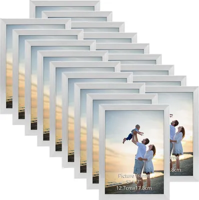 Immagine prodotto di Cornice 13x18 cm set di 18 espositori da parete in argento per collage