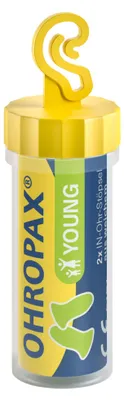 Image de Ohropax Young bouchons d'oreille en mousse 2 pces