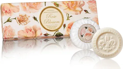 Produktbild von Fiorentino Seife Rose mit Fenster 3 x 125g