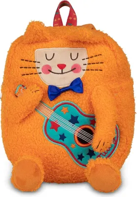 Produktbild von Oilily Freizeitrucksack Rucksack Musica Cat Guitar Backpack Yam orange