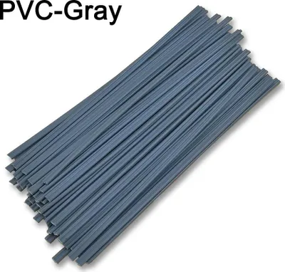Obrázek produktu pro Plastové svařovací tyče, odolné materiály, všestranné použití, PVC – šedé, 100 kusů