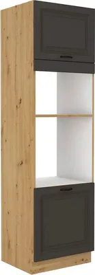 Obrázok produktu pre Kuchynská skriňa pre vstavanú rúru 60 cm FRYZIA 3 - dub artisan / grafitová