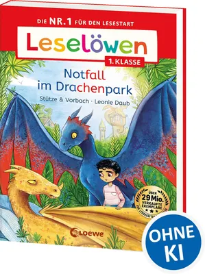Produktbild von Leselöwen 1. Klasse - Notfall im Drachenpark