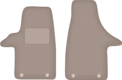 Produktbild von Velours-Autoteppiche für: Volkswagen Transporter T5 Multivan Van (2005-2015) Beige