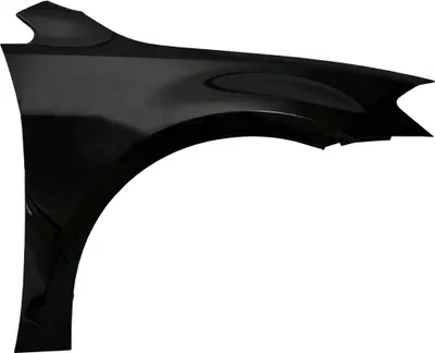 Productafbeelding van BLU Spatbord geschikt voor VW Volkswagen Golf VII 7 L041 LO41 Rechts Zwart Schwarz | 2012-2017 | Voorzijde | Gelakt | Montageklaar
