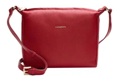 Immagine prodotto di Lazarotti Pelle borsa a tracolla Bologna Leather Nola-2 Red rosso