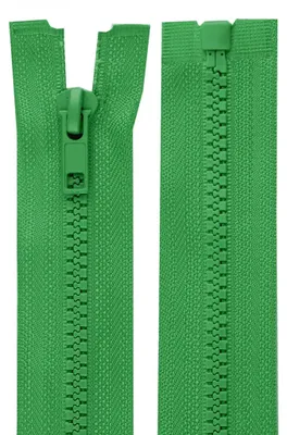 1 Reißverschluss Profil 5mm 70 cm teilbar, Autolock, grasgrün