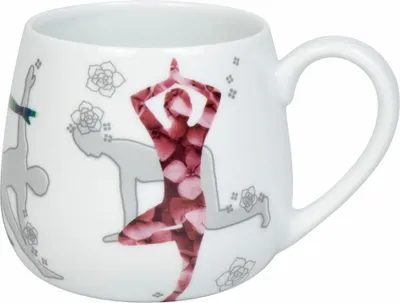 Produktbild von Könitz Kuschelbecher Yoga in Nature, Porzellan, Lila, 400 ml, 11 1 143 2934