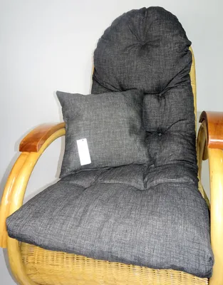 Produktbild von Rattani Auflage/Polster für Schaukelstuhl, Liegestuhl, Ersatzpolster Gr. 130 x 50 x 12 cm + Zierkissen Stoff Nuevo Loneta -  EU