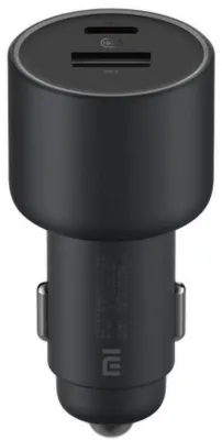 Immagine prodotto di Ricaricatore auto Xiaomi 100W a ricarica ultra rapida USB A + Type C, con cavo incluso, Nero