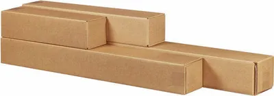 Produktbild von 10x Versandhülsen  440x105x105mm LONGBOX braun teleskopierbar bis 1400mm