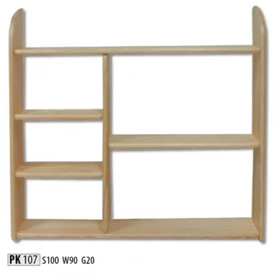 Produktbild von Wandregal Regal Bücherschrank Bücherregal Vollholz Möbel Holz Möbel Handarbeit