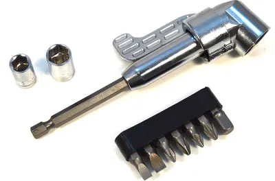 Produktbild von 10-teiliges Bolzenbohrer- und Winkelhalter-Set