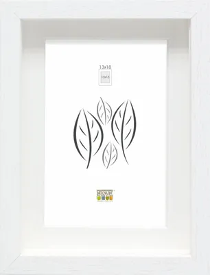 Obrázek produktu pro Deknudt S223K1 Bílý dřevěný rámeček na drobnosti, 30 x 30 cm
