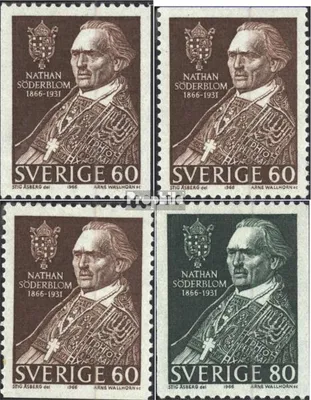 Produktbild von Briefmarken Schweden 1966 Mi 544C,Do,Du,545C (kompl.Ausg.) postfrisch N. Söderblom