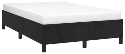 Obrázek produktu pro vidaXL Rám postele bez matrace černý 120x200 cm sametový
