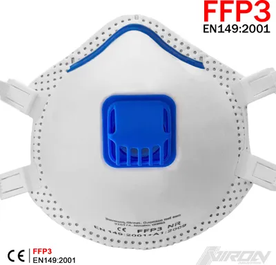 Produktbild von Atemschutzmaske FFP3 Maske mit Ventil Staubmaske Feinstaubmaske Atemschutz Maske