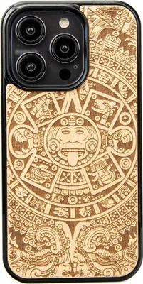 Produktbild von Bewood Holzhülle für iPhone 14 Pro AZTEC CALENDAR ANIEGRE