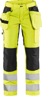 Obrázek produktu pro Dámské reflexní kalhoty Blakläder 71631811, žluté/černé, reflexní žlutá, velikost 46