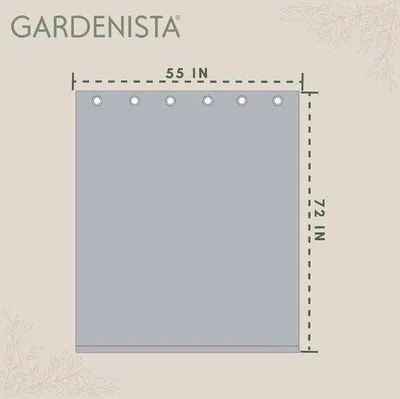 Image de Store extérieur imperméable à œillets, pour préserver l'intimité sur la véranda, la terrasse, l'abri de jardin, la véranda, la pergola ou le balcon, résistant au vent et offrant une protection solaire (140 x 183 cm), gris