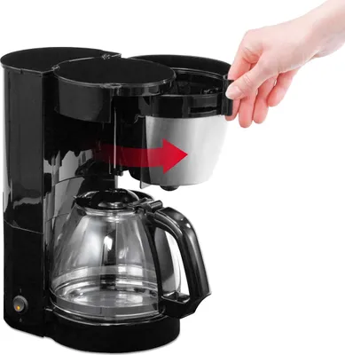 Produktbild von Cloer 5019 Filterkaffeemaschine für 8 Tassen, Warmhaltefunktion, Tropfstopp & Auto-Off, Glaskanne, Filtergröße 1x4, Kunststoff,schwarz, 800 W