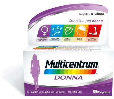 Immagine prodotto di Multicentrum Donna 60 Compresse