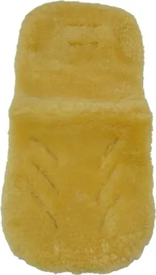 Obrázek produktu pro Kaiser Lammfellauflagen, Dětská cestovní vložka, Žlutá, Kůže, Chlapec/děvče, 350 mm, 770 mm