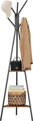 Produktbild von Hoppa! | Garderobe in Baumform | Vintage Design - Braun/Schwarz