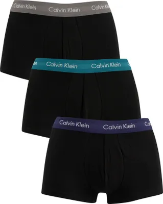 Produktbild von Calvin Klein Herren 3er Pack Low Rise Trunks, Schwarz M