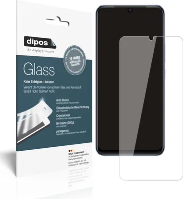 Produktbild von 1x Schutzfolie für Vivo V23e 5G - Anti-Shock 9H Folie dipos Glass Kunststoffglas