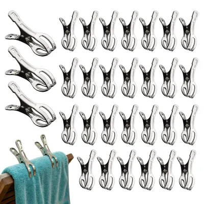 Productafbeelding van Winddichte Handdoekclips voor Strandstoelen, Set van 30