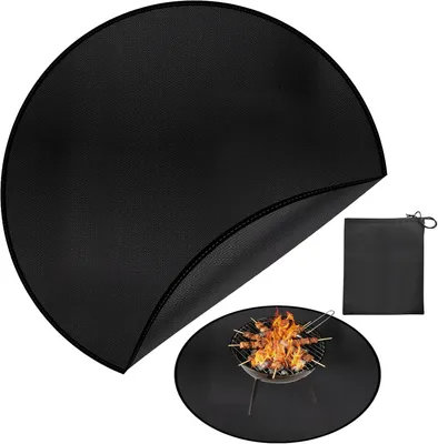 Obrázok produktu pre Grilovacia podložka 120 cm, podložka pod ohnisko, ochrana podlahy, odolná voči oleju, vodotesná, pre vonkajší
