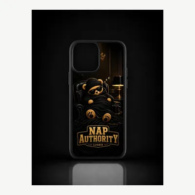 Productafbeelding van iPhone 12 Pro Max hoesje, telefoonhoesje, beschermhoesje, case met slaapmotief – LUNØIR ©