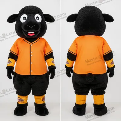 Produktbild von Flauschiges MASTICOT weißes Merino-Schaf-Maskottchen
