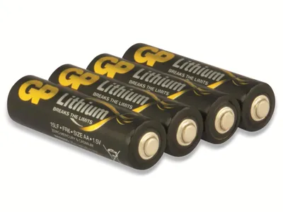 Zdjęcie produktu dla 1x4 GP Lithium Mignon 1.5V AA 07015LF-C