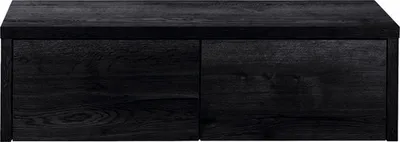 Produktbild von Sanox Waschtischunterschrank Bloxx BxHxT 120 x 35 x 45 cm Frontfarbe black oak