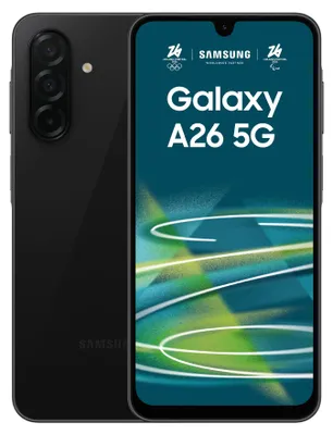Produktbild von Samsung Galaxy A26, 17 cm (6.7"), 8 GB, 256 GB, 50 MP, Android 15, Schwarz