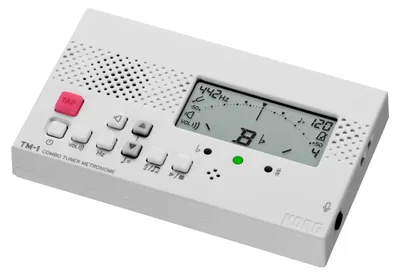 Produktbild von KORG TM-1 2-in-1 Chromatisches Stimmgerät & Metronom Weiß 100x60x16mm
