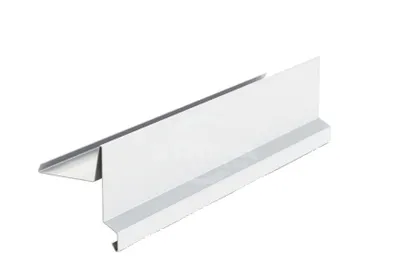 Produktbild von Ortgangblech Br. 250 mm, 1 m, Prefalz glatt, Hellgrau P.10 RAL 7005