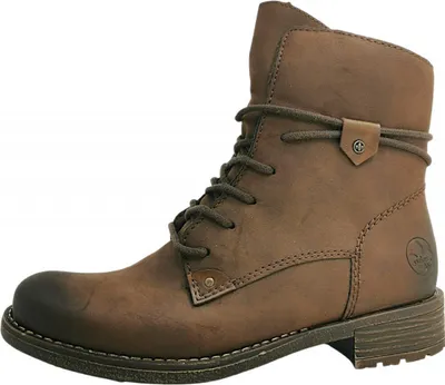 Image de Rieker Femmes Bottes à lacets Marron Loisirs, Taille:36 EU