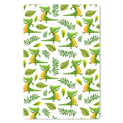 Produktbild von MuchoWow® Mauspad Mousepad Krokodil - Kinder - Design 18x27 cm - Mousepads - Maus Mat - Pad - Mausunterlage