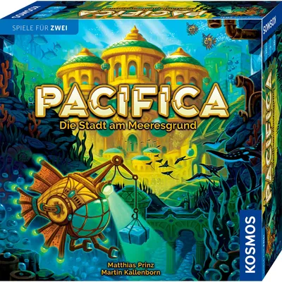 Immagine prodotto di KOSMOS Pacifica, Strategiespiel, Familienspiel, Gesellschaftsspiel, Für 2 Spieler, 683665