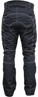 Produktbild von 2-teiler Motorradkombi Cordura Textilien Motorradjacke & Motorradhose Schwarz, Größe:48/S