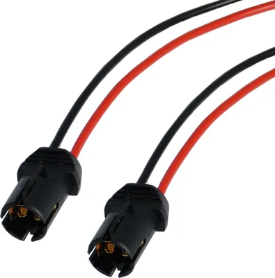 Produktbild von 2x T10 W5W Fassung Stecker Lampenfassung Standlicht Parklicht Glas Sockel Glassockel Stecksockel W3W WY5W W2,1x9,5d