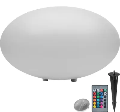 Produktbild von tectake® Kugelleuchte Luminous Eye mit LED-Beleuchtung, 12 W inklusive Erdspieß