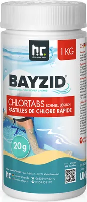 Produktbild von 1 kg BAYZID® Chlortabs 20g schnell löslich